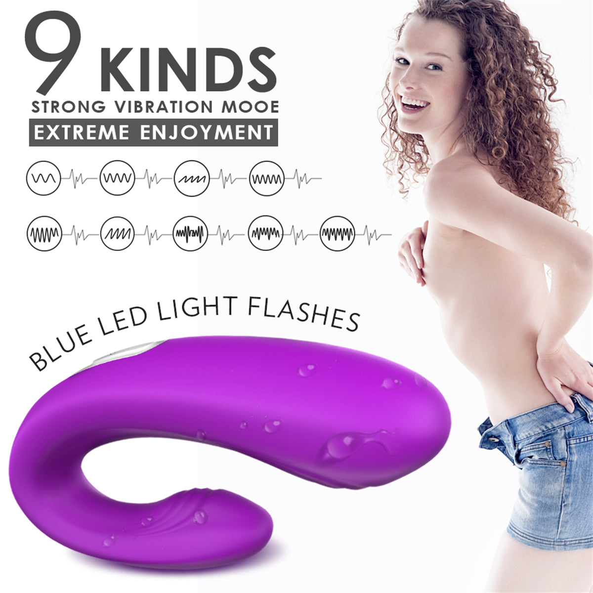 S130-2 Silicone wholesale oral sexual clit remote control g spot vibrator rechargeable women couple vibrator sex toy couples