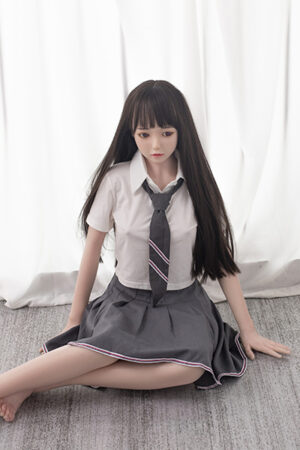 158cm Aleah Pretty Asian sex doll Most Realistic Japanese Sex Doll  ( Silicone Head )