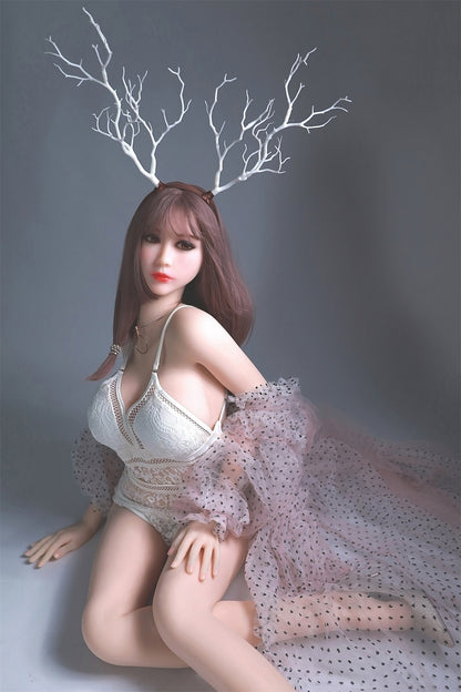 Dollunion TPE | 165cm Emma S Grade Big Breast New Fashion Cheap Price Full Body Soft Real Touch Sex Doll Full Skeleton Doll