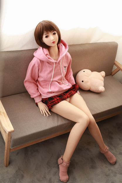 Dollunion TPE | 155cm Irisa Flat Chest AA Breast Anime Loli Realistic Lift Size Adult Toy Real Doll Sex For Boy adult