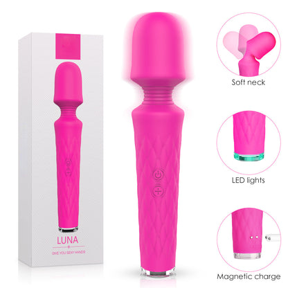 S218-2 Handheld electric cervical shoulder leg hand back head scalp neck massager products body wand massager vibrator