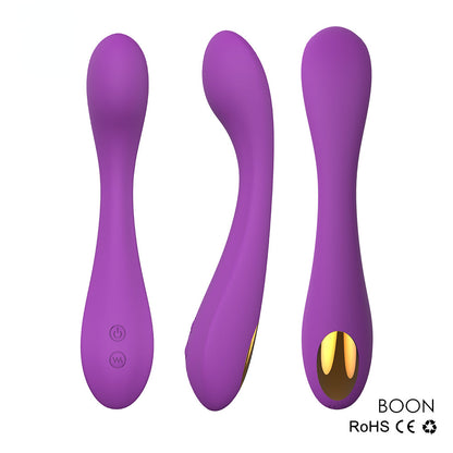 S032-2 USB Rechargeable Waterproof Dildo Vibrator Natural Vibrations 9 Modes Silicone Women G Spot Vibrator