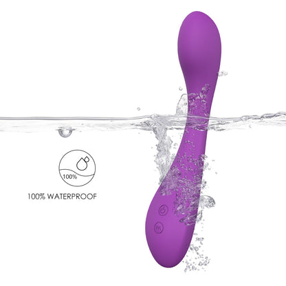 S032-2 USB Rechargeable Waterproof Dildo Vibrator Natural Vibrations 9 Modes Silicone Women G Spot Vibrator