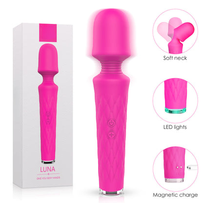 S218-2 Handheld electric cervical shoulder leg hand back head scalp neck massager products body wand massager vibrator