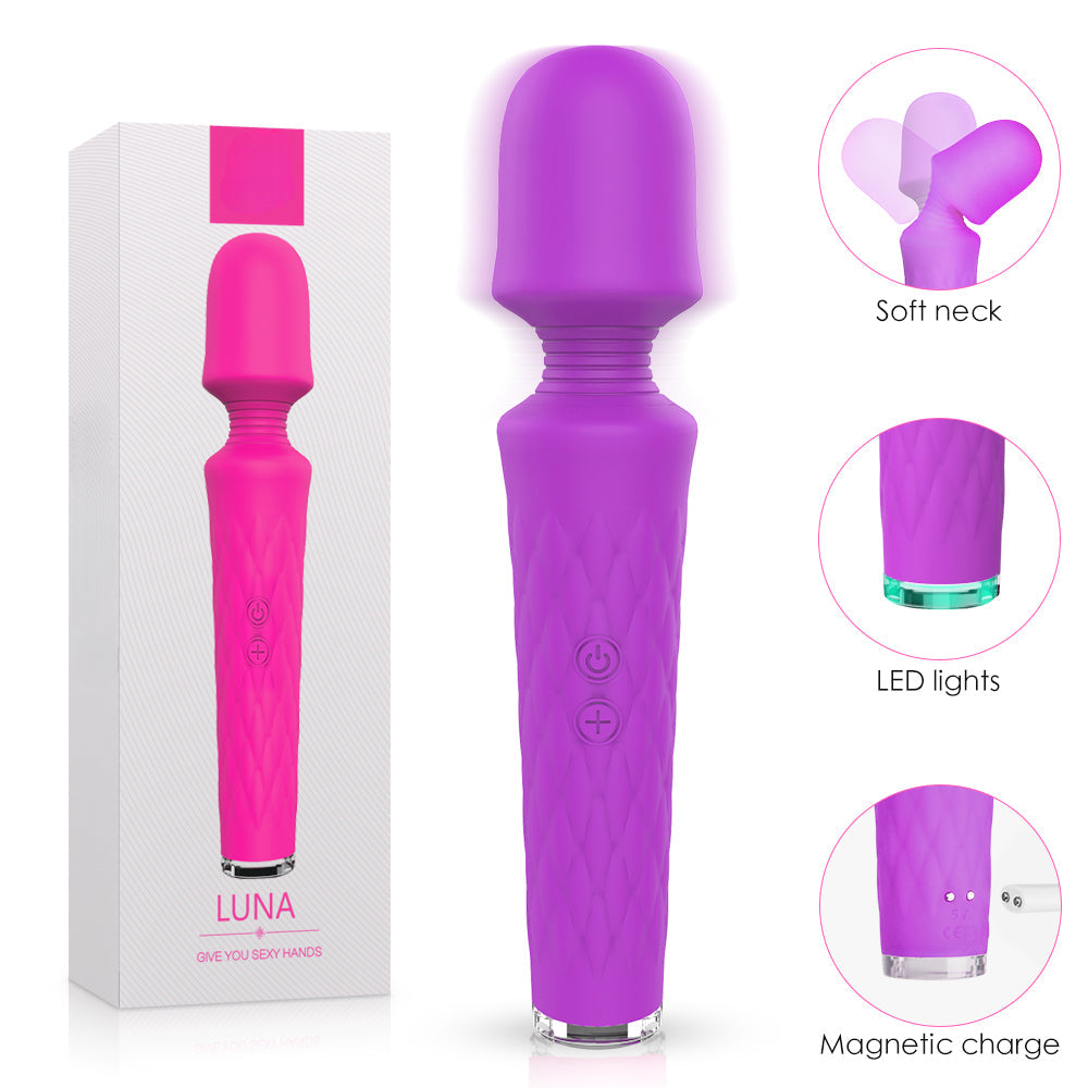 S218-2 Handheld electric cervical shoulder leg hand back head scalp neck massager products body wand massager vibrator