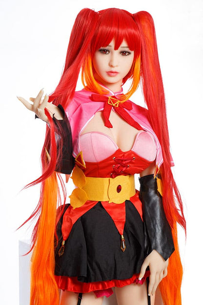 AIBEI 158cm  Tessie  Sexy Mysterious Japanese Anime Redhead Sex Doll