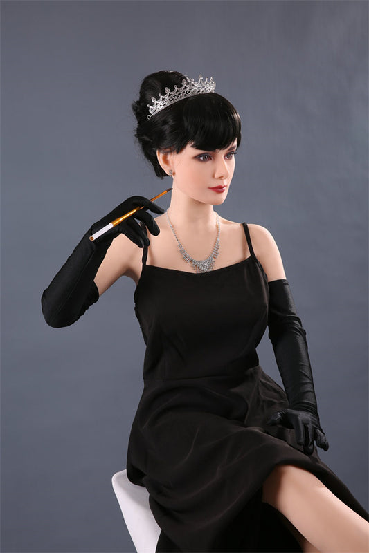 QITA 168cm Emelia Lifelike Life-Size Mature  Sexy Audrey Hepburn Sex Doll